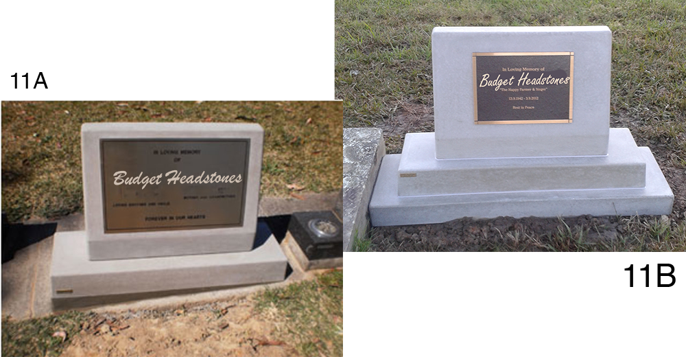 Headstone example