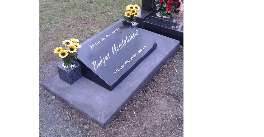 Headstone example